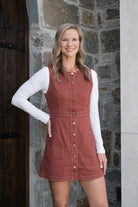On The Same Page Dress-Short Dresses-Podos Boutique, a Women's Fashion Boutique Located in Calera, AL