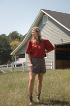 Travel The Brick Road Top-Fashion Tops-Podos Boutique, a Women's Fashion Boutique Located in Calera, AL