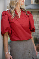 Travel The Brick Road Top-Fashion Tops-Podos Boutique, a Women's Fashion Boutique Located in Calera, AL