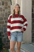 Perfect Game Day Sweater-Sweaters-Podos Boutique, a Women's Fashion Boutique Located in Calera, AL
