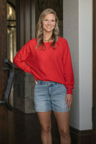 The Bonfire Basic-Sweaters-Podos Boutique, a Women's Fashion Boutique Located in Calera, AL