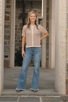 Daydream Striped Cardigan-Fashion Tops-Podos Boutique, a Women's Fashion Boutique Located in Calera, AL
