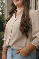 No Stone Left Unturned Top-Fashion Tops-Podos Boutique, a Women's Fashion Boutique Located in Calera, AL