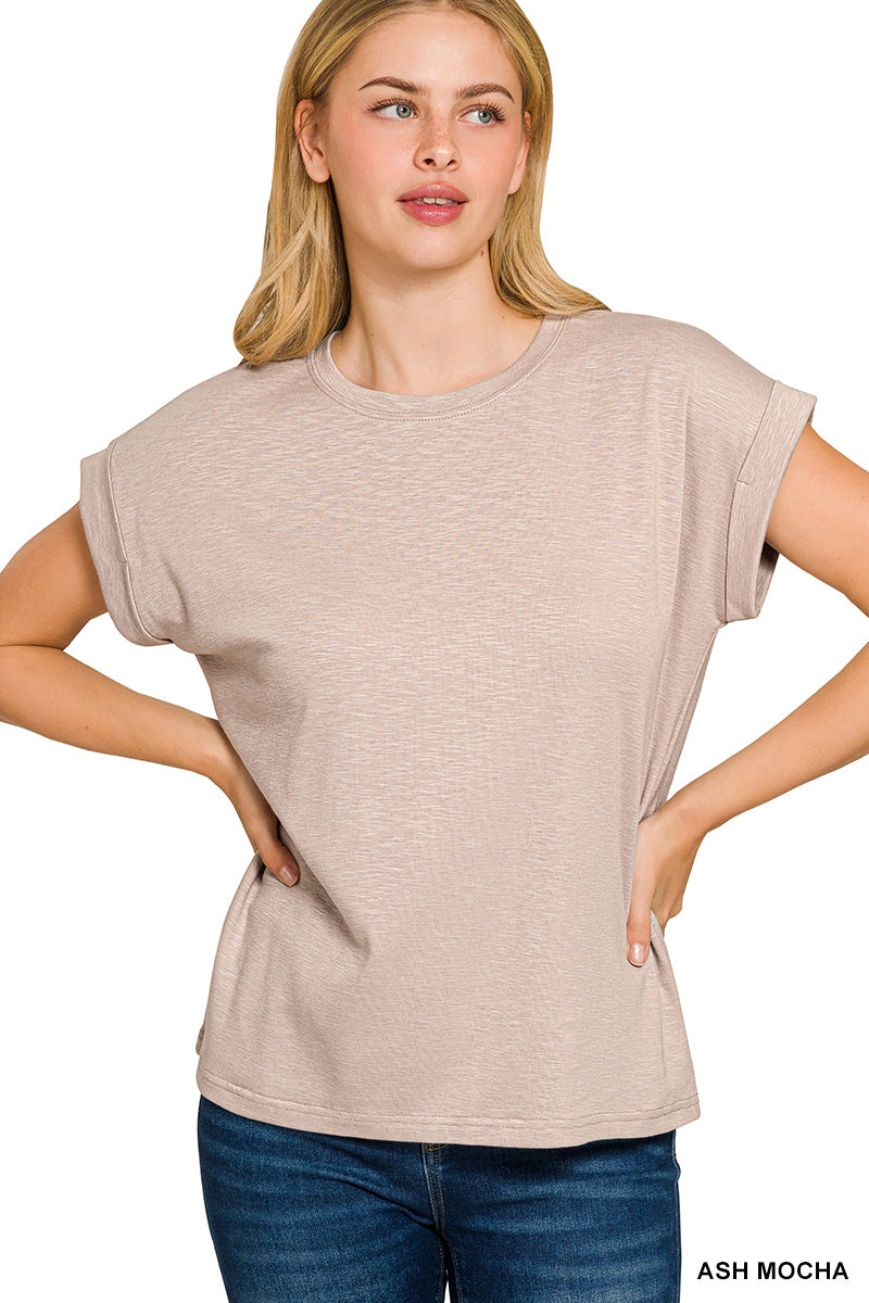 Ready For Anything Tee-Fashion Tops-Podos Boutique, a Women's Fashion Boutique Located in Calera, AL