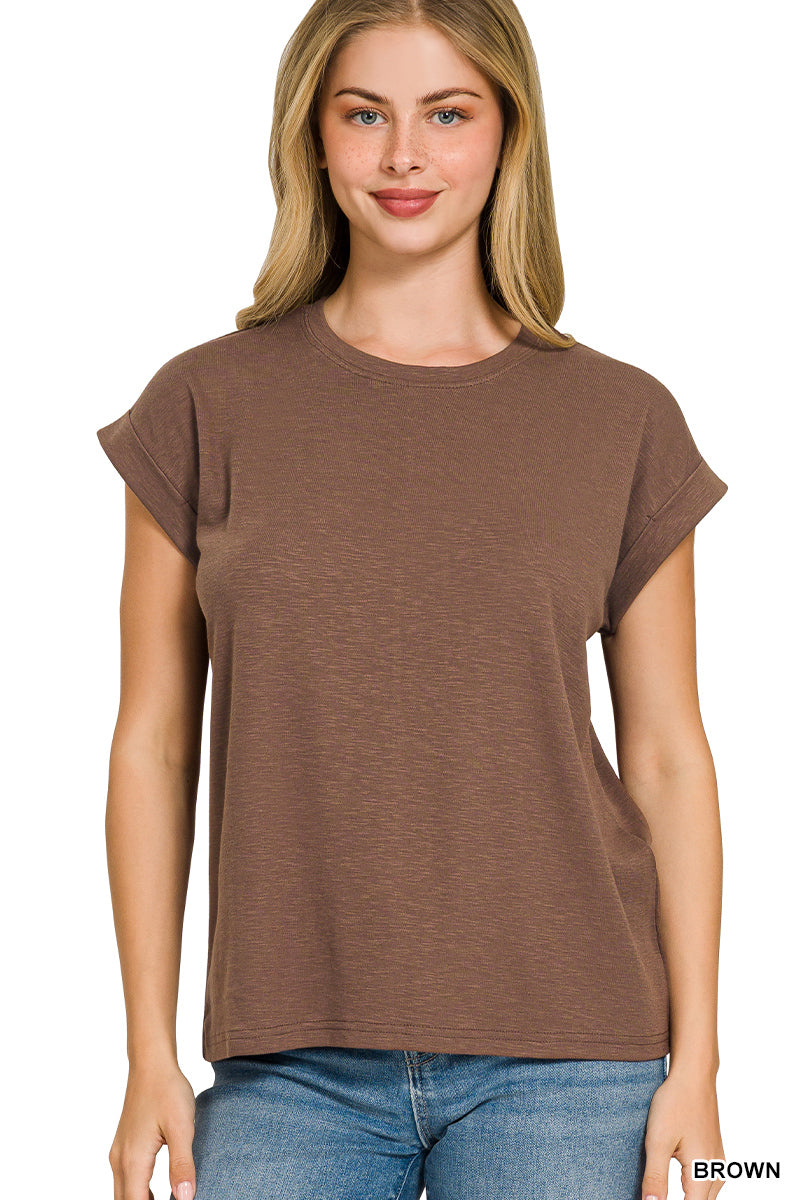 Ready For Anything Tee-Fashion Tops-Podos Boutique, a Women's Fashion Boutique Located in Calera, AL