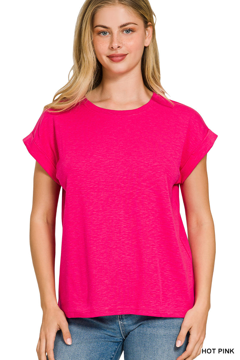 Ready For Anything Tee-Fashion Tops-Podos Boutique, a Women's Fashion Boutique Located in Calera, AL