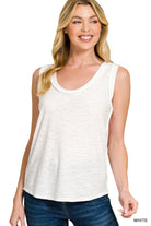 Living on a "Layer" Tank-Tank Tops-Podos Boutique, a Women's Fashion Boutique Located in Calera, AL