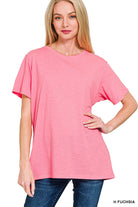 Heathered Perfectly Top-Fashion Tops-Podos Boutique, a Women's Fashion Boutique Located in Calera, AL
