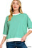 Striped Banded Top-Fashion Tops-Podos Boutique, a Women's Fashion Boutique Located in Calera, AL