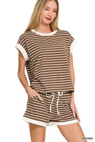 Up For The Contrast Set-Sets-Podos Boutique, a Women's Fashion Boutique Located in Calera, AL