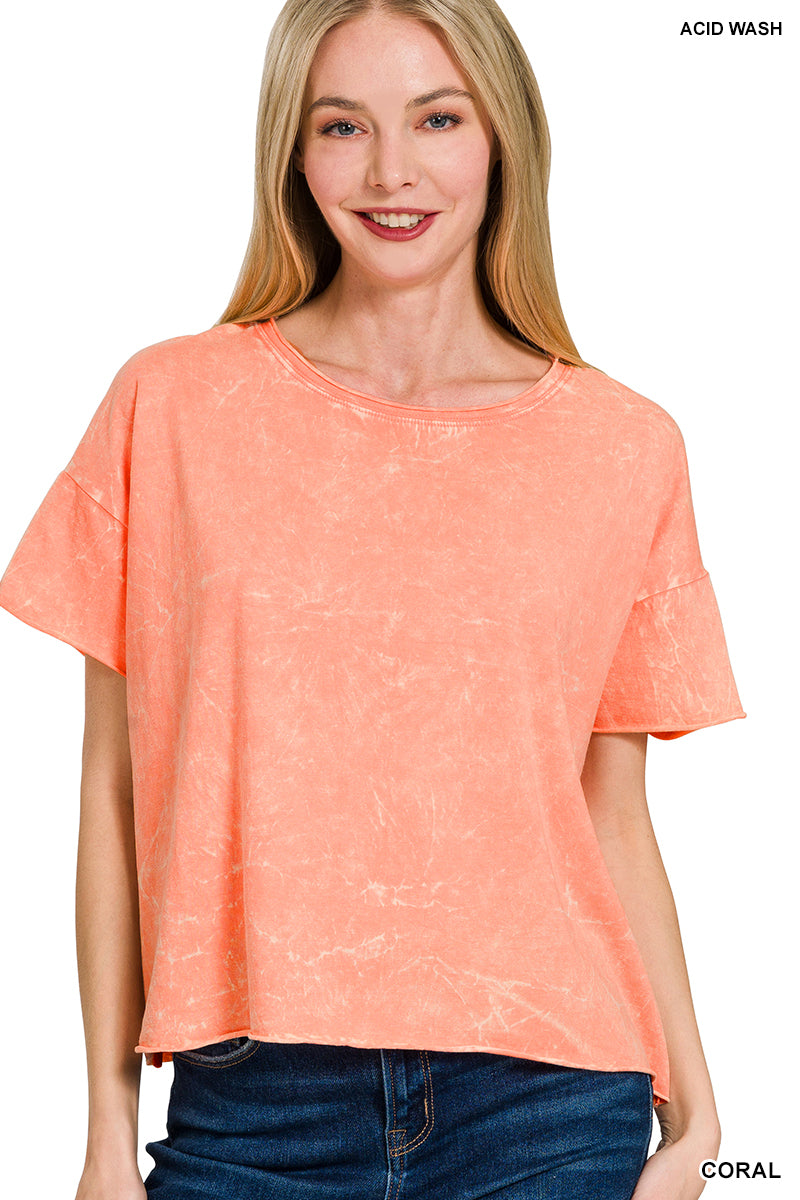 Over The Moon Box Tee-Short Sleeves-Podos Boutique, a Women's Fashion Boutique Located in Calera, AL