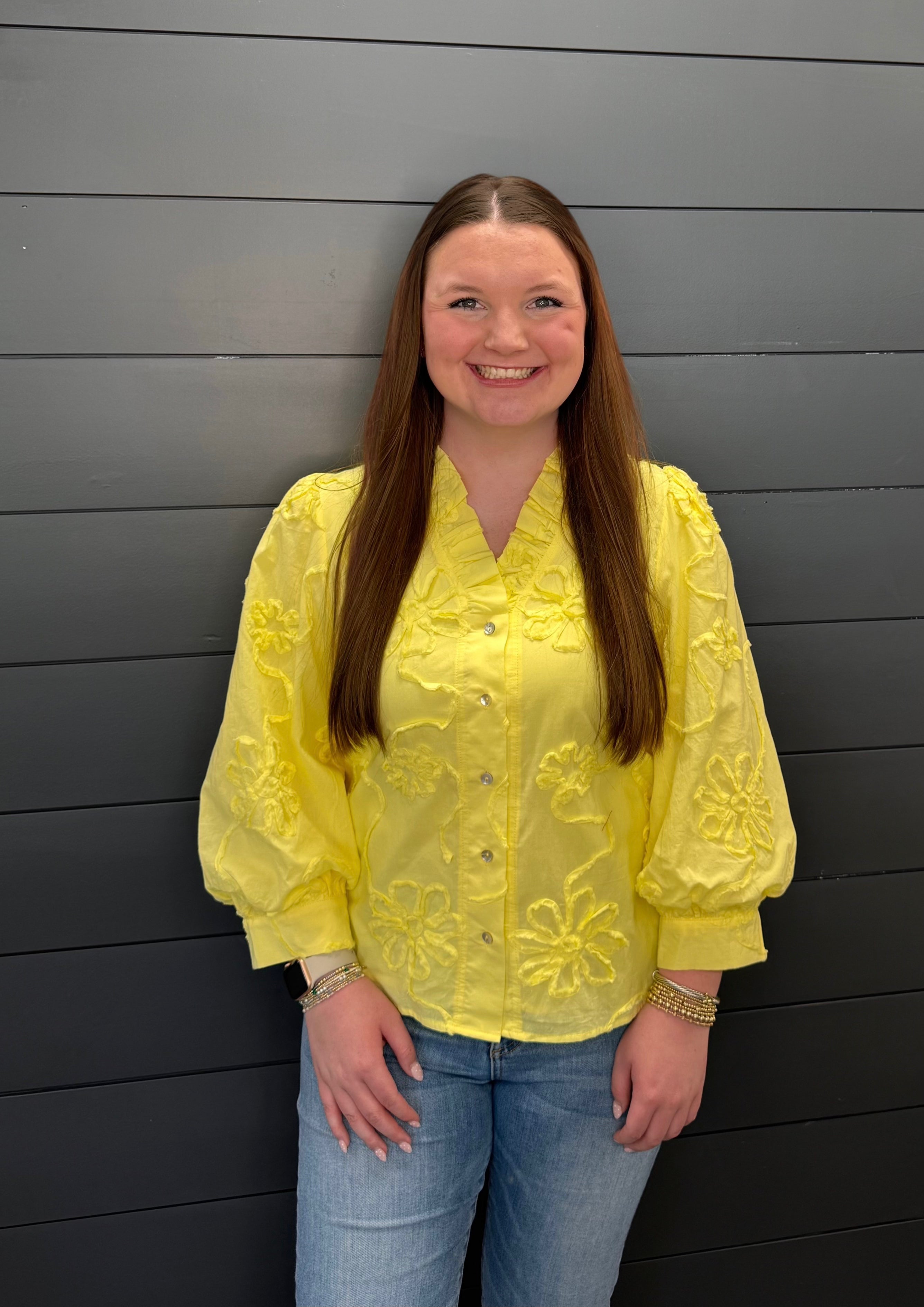 Sweet Buttercup Top-Fashion Tops-Podos Boutique, a Women's Fashion Boutique Located in Calera, AL