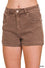 5 Pocket Cuffed Shorts-Shorts-Podos Boutique, a Women's Fashion Boutique Located in Calera, AL