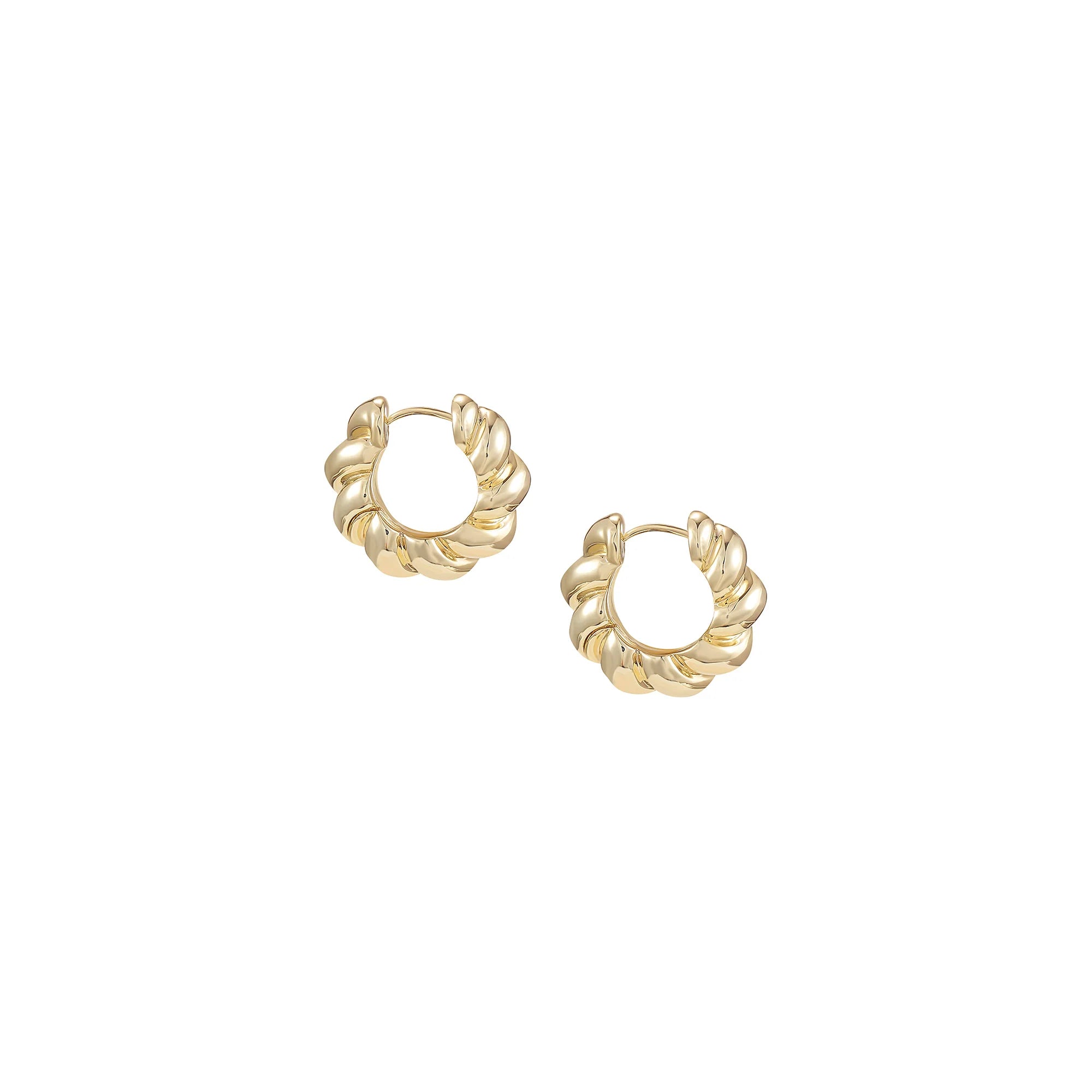 Heritage Mini Hoop Earrings-Earrings-Podos Boutique, a Women's Fashion Boutique Located in Calera, AL