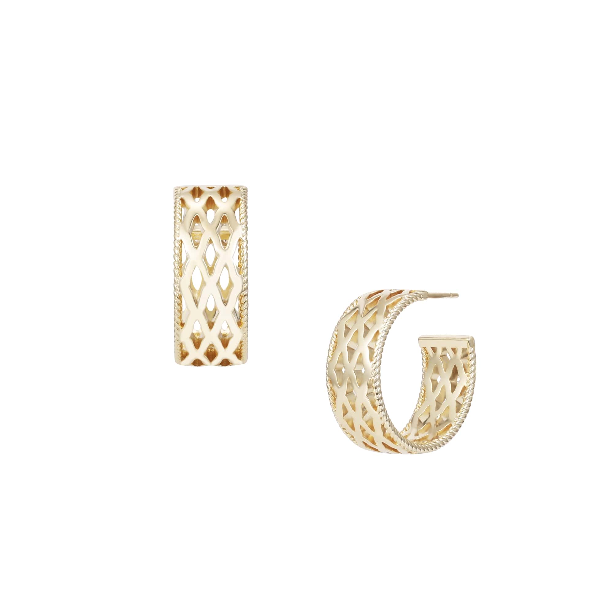 Graceful Mini Hoop Earrings-Earrings-Podos Boutique, a Women's Fashion Boutique Located in Calera, AL