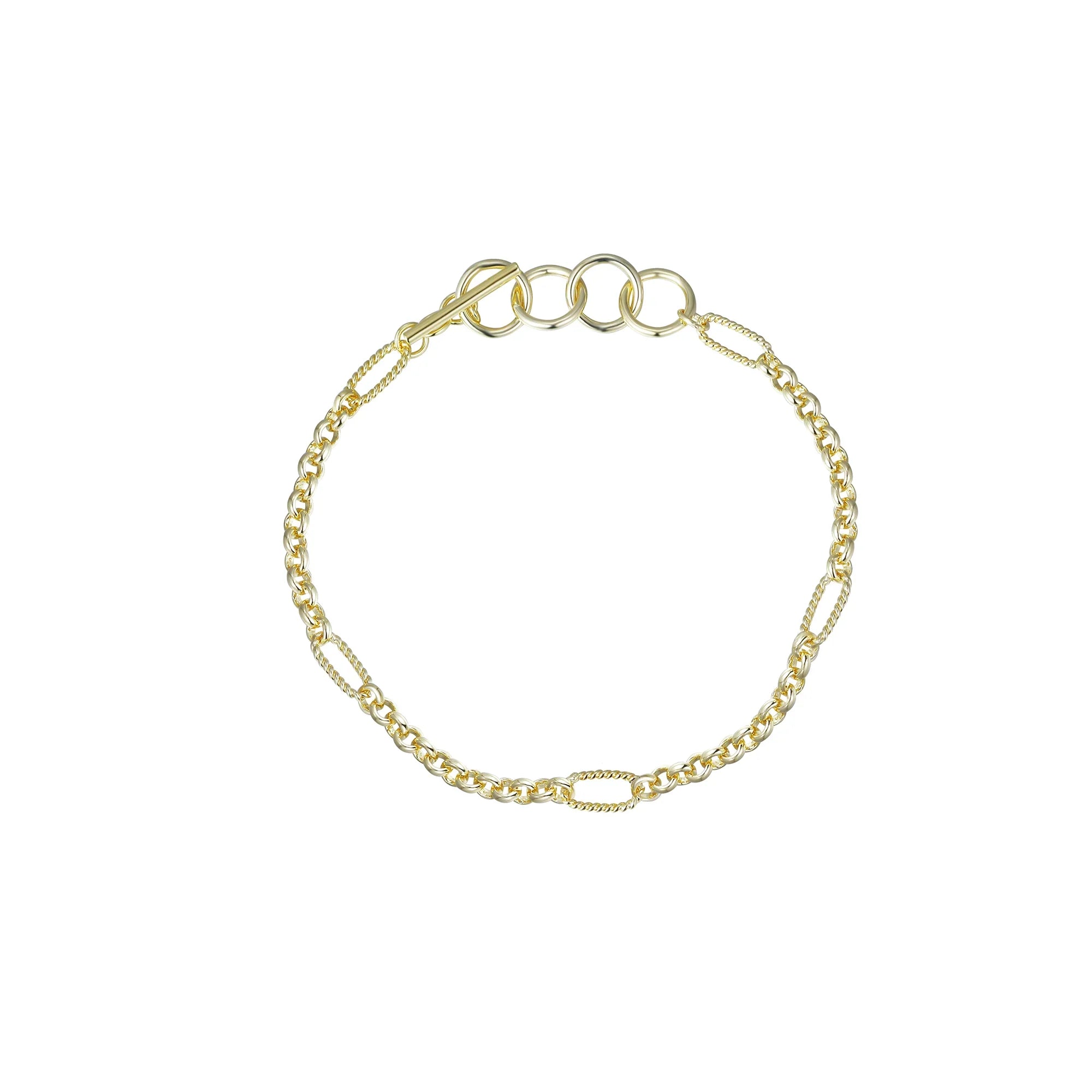 Eclipse Chain Bracelet-Bracelets, Jewelry-Podos Boutique, a Women's Fashion Boutique Located in Calera, AL