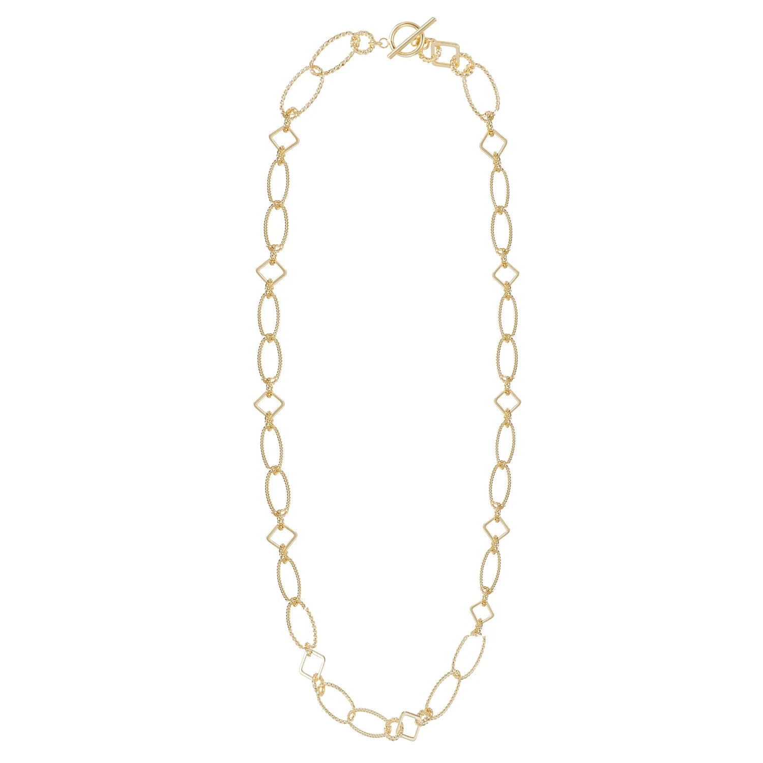 Horizon Chain Necklace-Necklaces-Podos Boutique, a Women's Fashion Boutique Located in Calera, AL