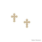 Cross Stud Earrings-Podos Boutique, a Women's Fashion Boutique Located in Calera, AL