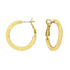 Maya J Mini Charm Large Hoop Earrings-Podos Boutique, a Women's Fashion Boutique Located in Calera, AL