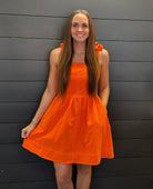 Perfect Game Day Dress-Short Dresses-Podos Boutique, a Women's Fashion Boutique Located in Calera, AL