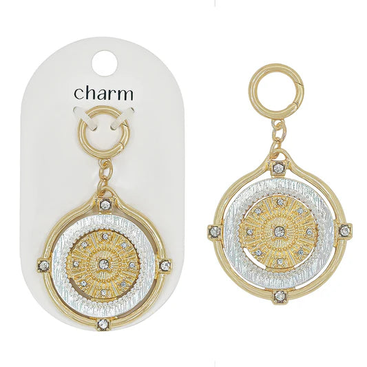 Scarf Necklace Charms-Jewelry-Podos Boutique, a Women's Fashion Boutique Located in Calera, AL