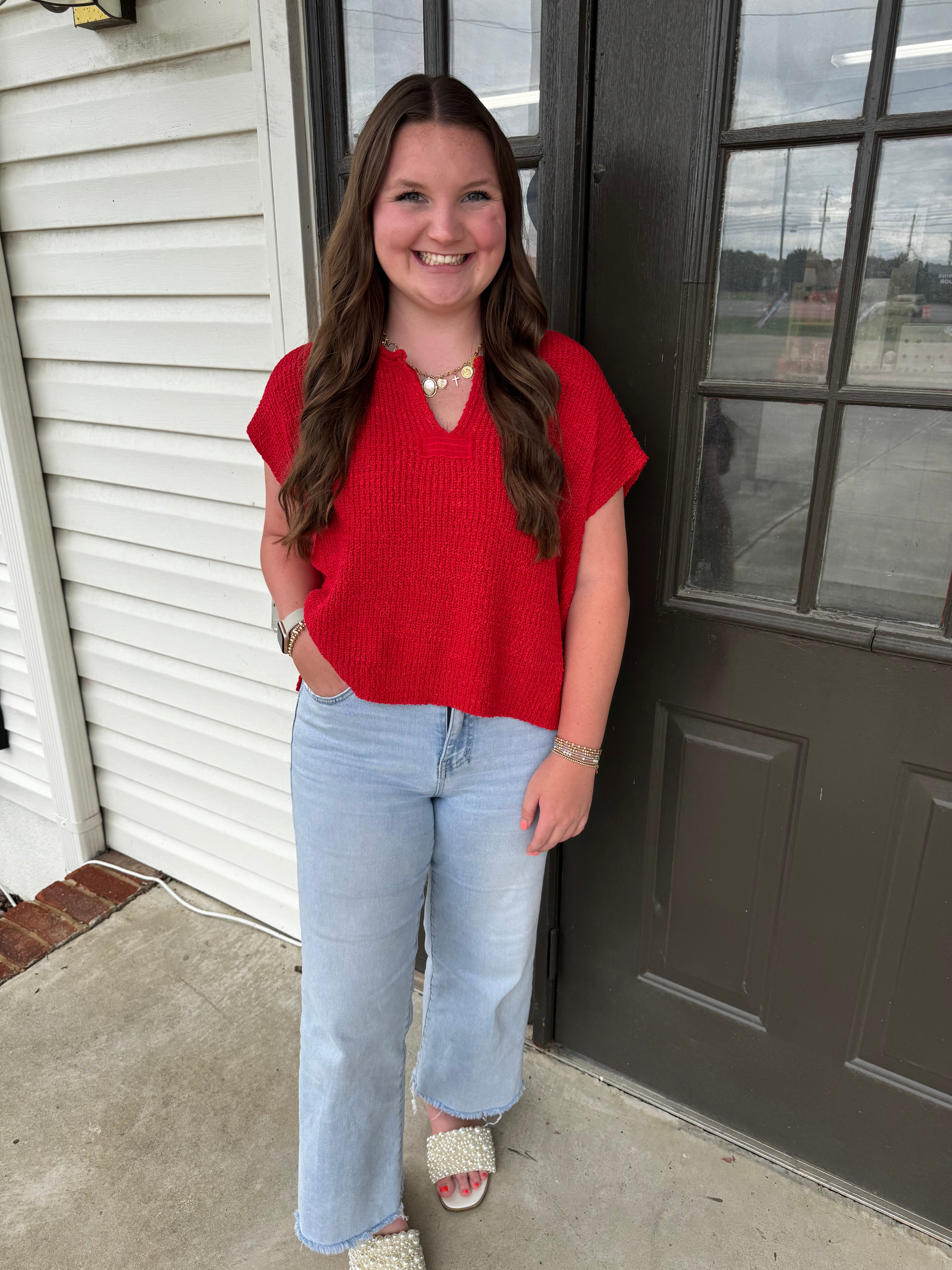 My Way Knit Top-Fashion Tops-Podos Boutique, a Women's Fashion Boutique Located in Calera, AL