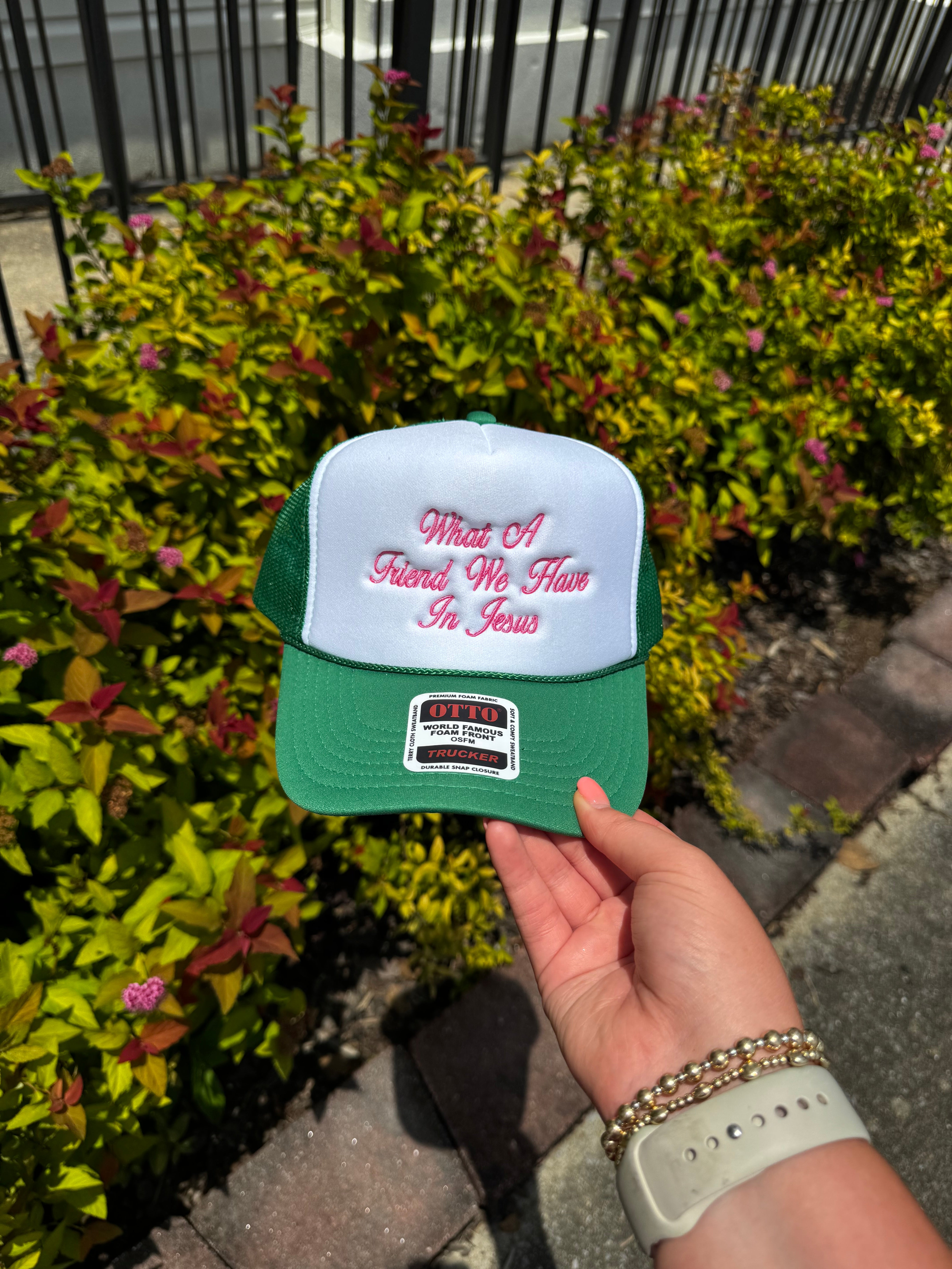 Podos Monogrammed Hats-Podos Boutique, a Women's Fashion Boutique Located in Calera, AL