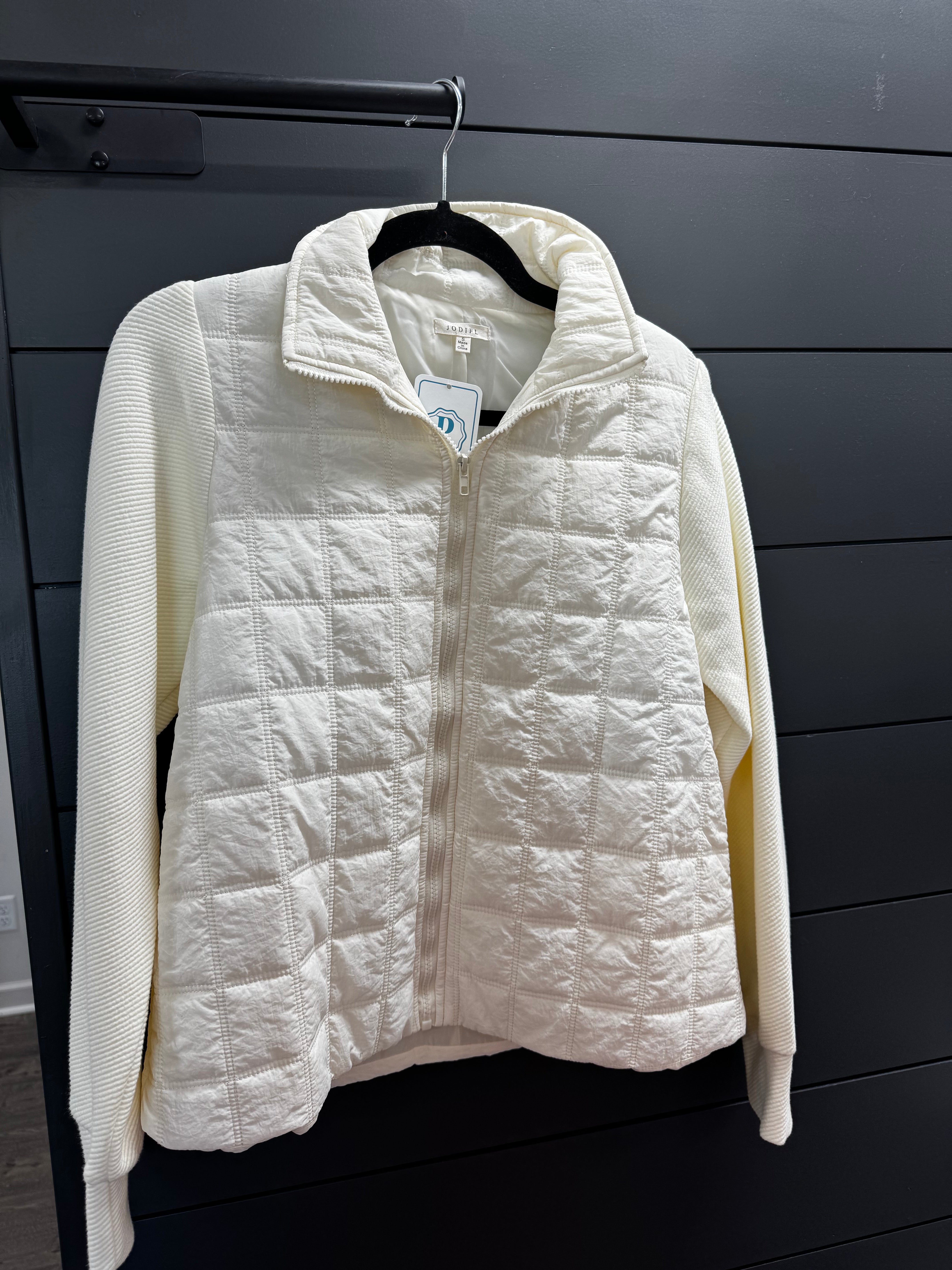 Mix It Up Jacket-Jackets-Podos Boutique, a Women's Fashion Boutique Located in Calera, AL