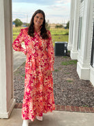 A Rose By Any Other Name Dress-Maxi Dresses-Podos Boutique, a Women's Fashion Boutique Located in Calera, AL