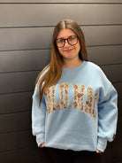 Lulu Mac Embroidered Sweatshirt-Sweatshirts-Podos Boutique, a Women's Fashion Boutique Located in Calera, AL