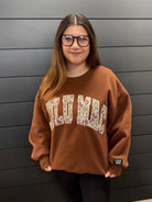 Lulu Mac Embroidered Sweatshirt-Sweatshirts-Podos Boutique, a Women's Fashion Boutique Located in Calera, AL