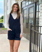 Perfect Fall Romper-Podos Boutique, a Women's Fashion Boutique Located in Calera, AL