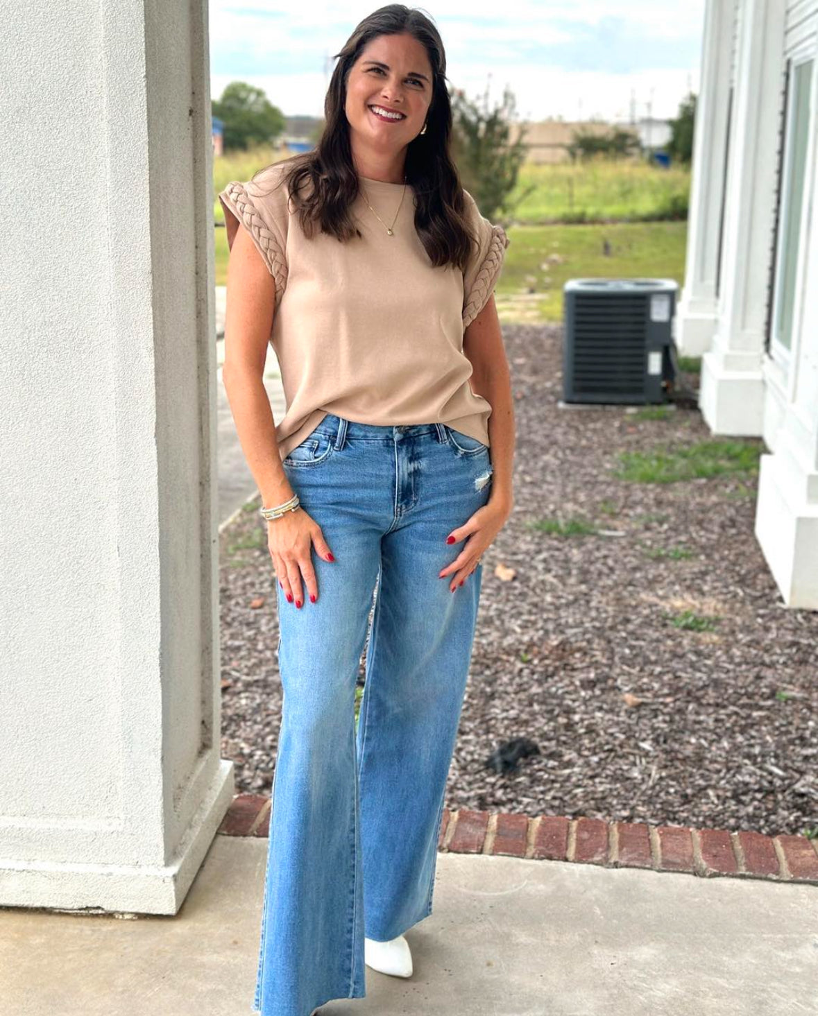 Simple Braids Top-Podos Boutique, a Women's Fashion Boutique Located in Calera, AL