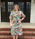 Boho Vibes Dress-Podos Boutique, a Women's Fashion Boutique Located in Calera, AL