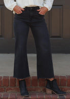 HR Washed Black Cropped Jean-Podos Boutique, a Women's Fashion Boutique Located in Calera, AL