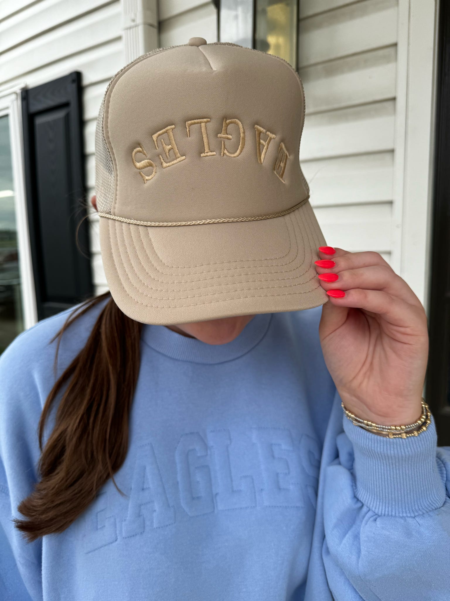 Podos Monogrammed Hats-Podos Boutique, a Women's Fashion Boutique Located in Calera, AL