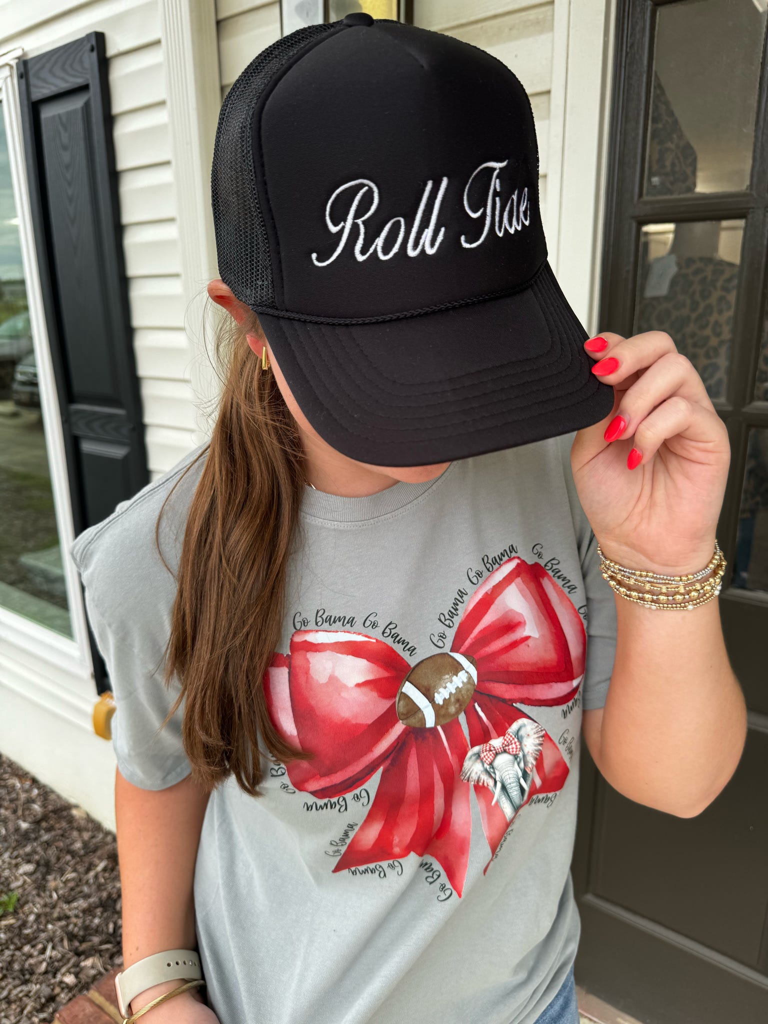 Podos Monogrammed Hats-Podos Boutique, a Women's Fashion Boutique Located in Calera, AL