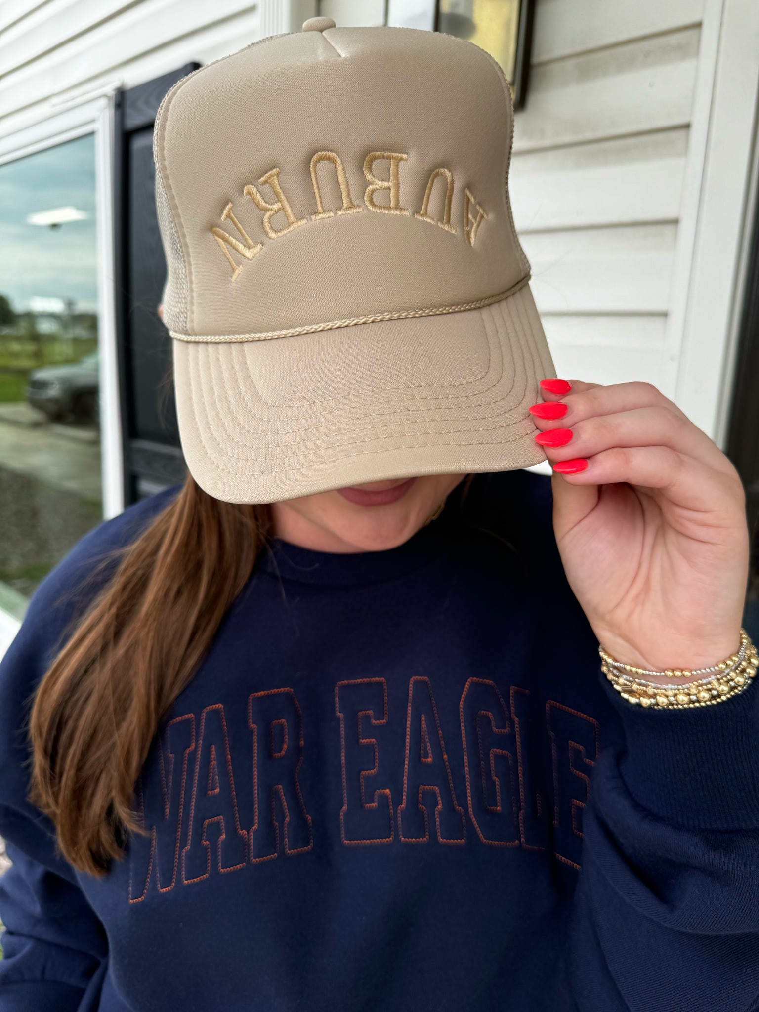 Podos Monogrammed Hats-Podos Boutique, a Women's Fashion Boutique Located in Calera, AL