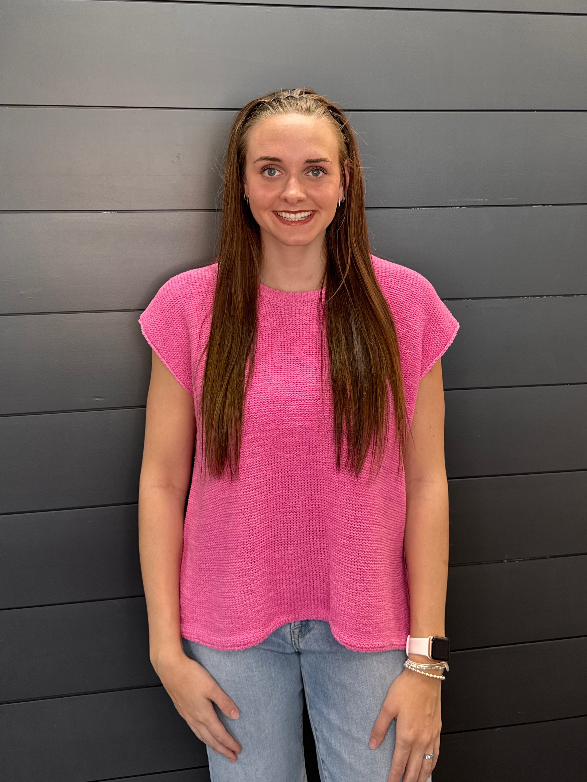 Time To Go Sweater Vest-Fashion Tops-Podos Boutique, a Women's Fashion Boutique Located in Calera, AL