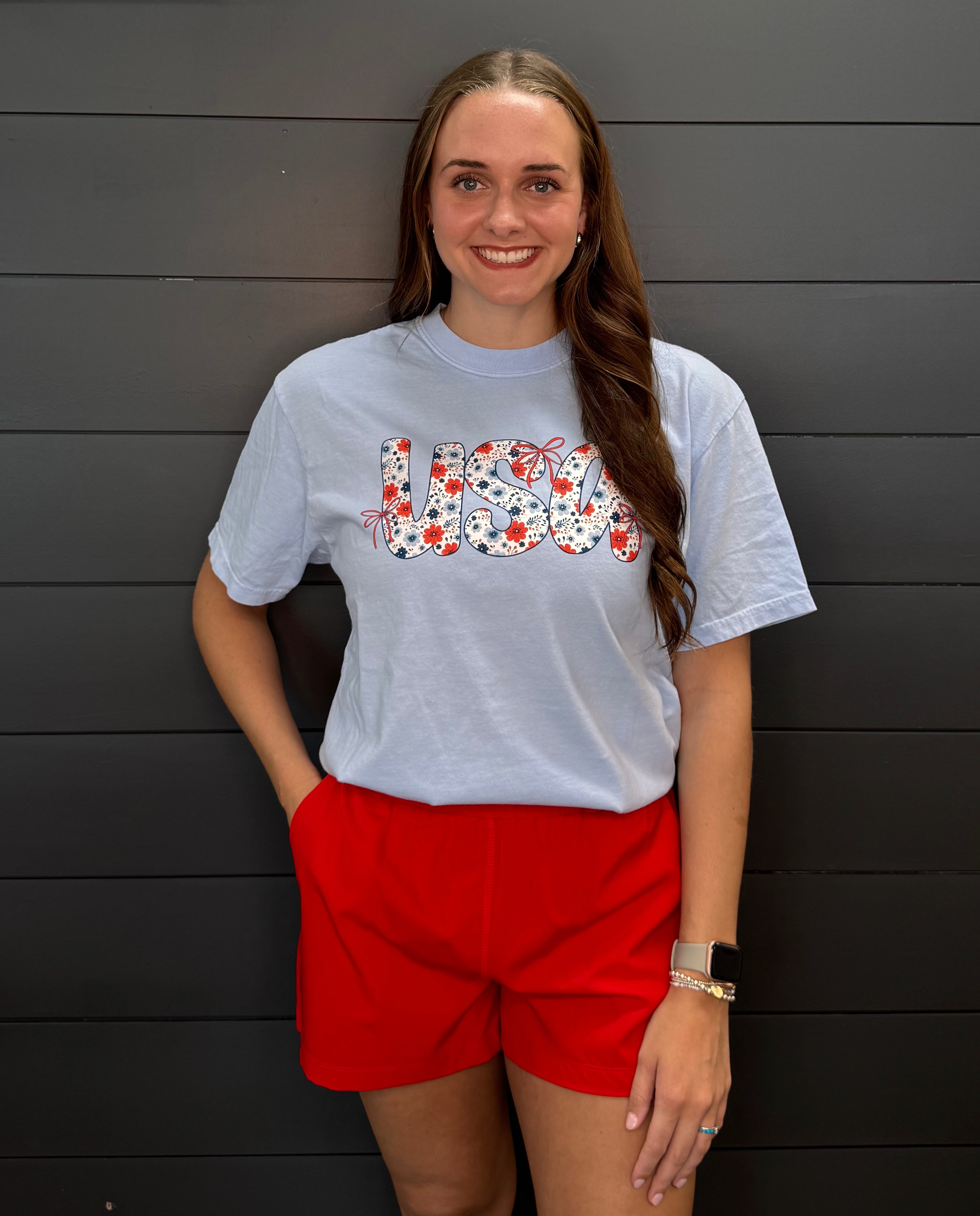 Summer 26 Graphic Tees-Graphic Tees-Podos Boutique, a Women's Fashion Boutique Located in Calera, AL