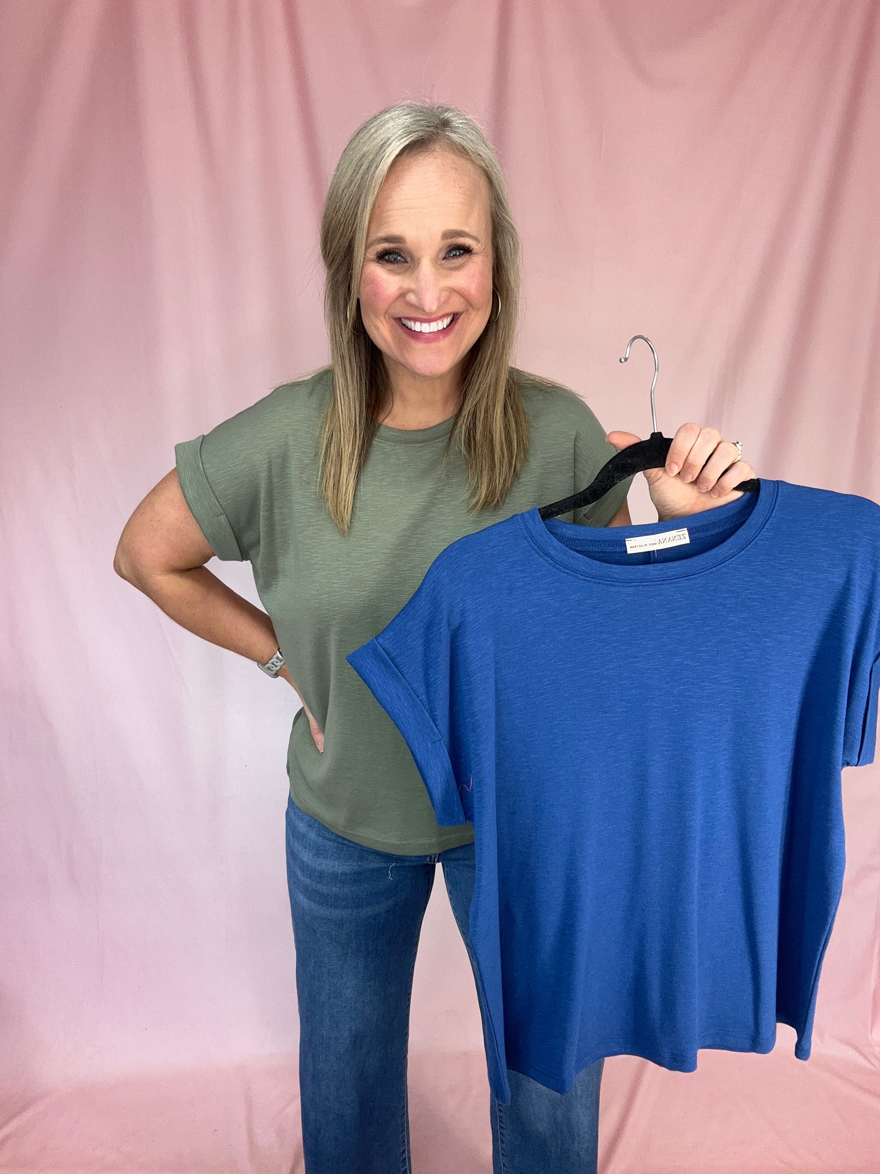 Ready For Anything Tee-Fashion Tops-Podos Boutique, a Women's Fashion Boutique Located in Calera, AL