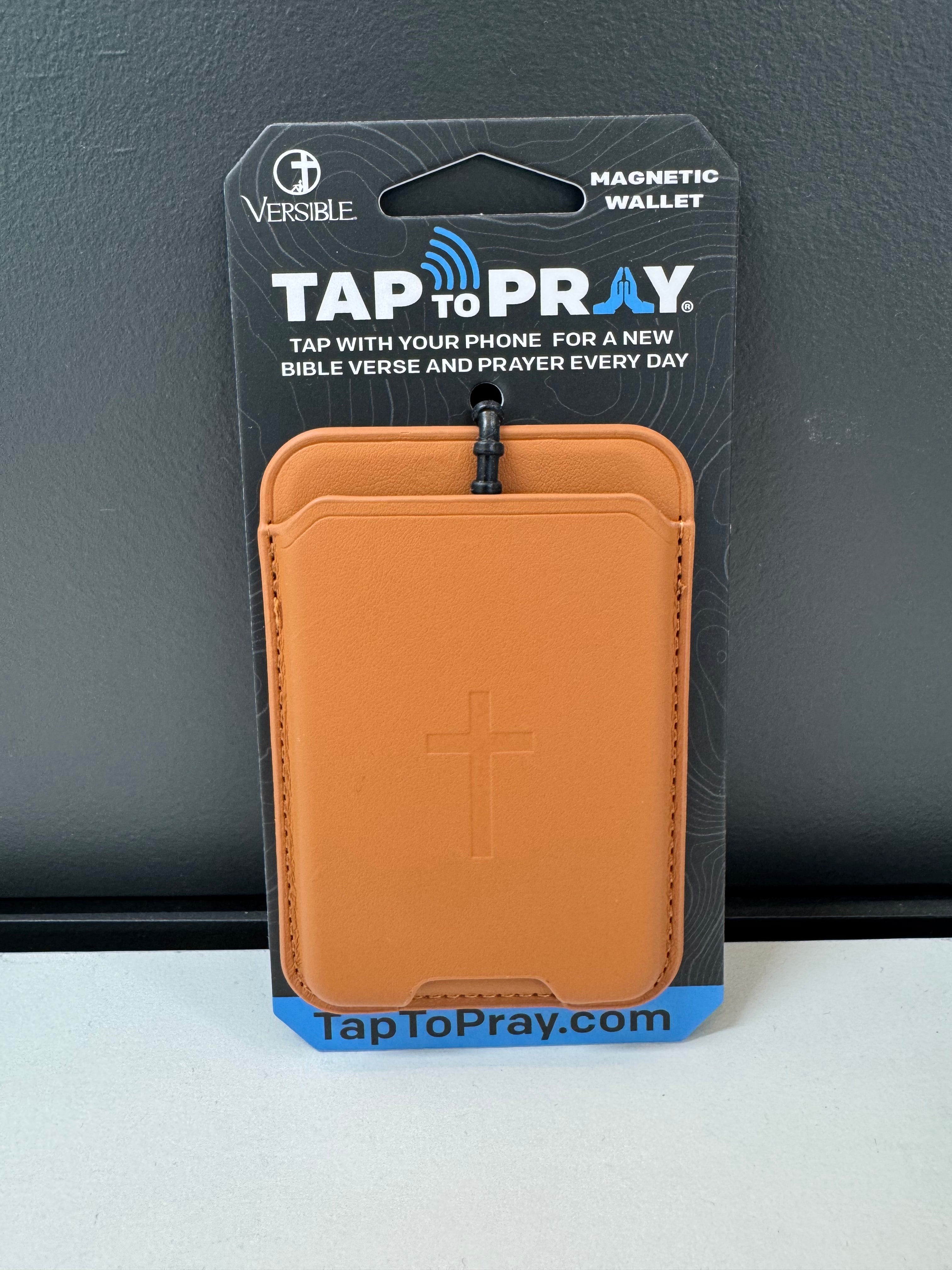 Tap To Pray Magnetic Wallet-Accessories-Podos Boutique, a Women's Fashion Boutique Located in Calera, AL