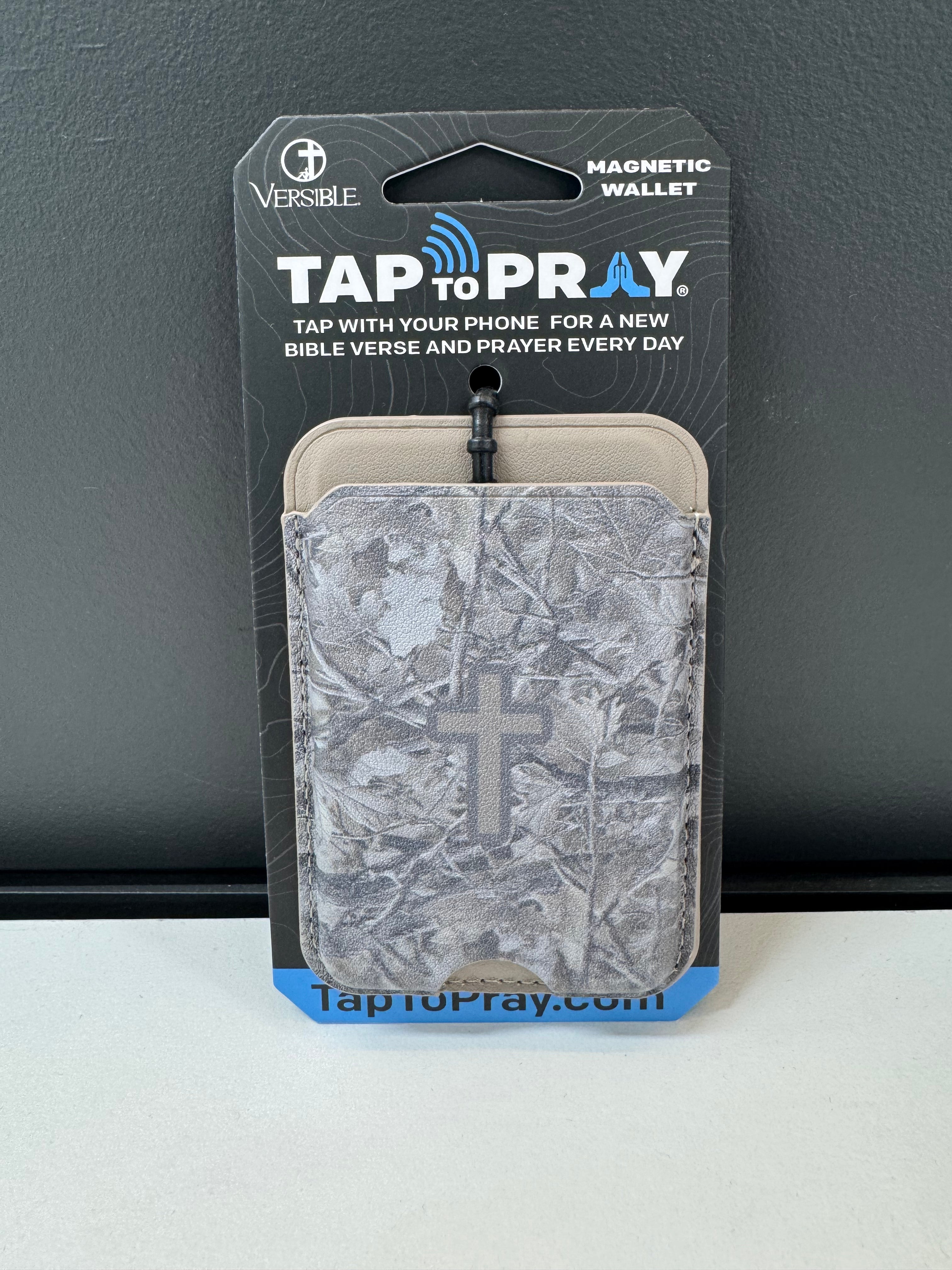 Tap To Pray Magnetic Wallet-Accessories-Podos Boutique, a Women's Fashion Boutique Located in Calera, AL