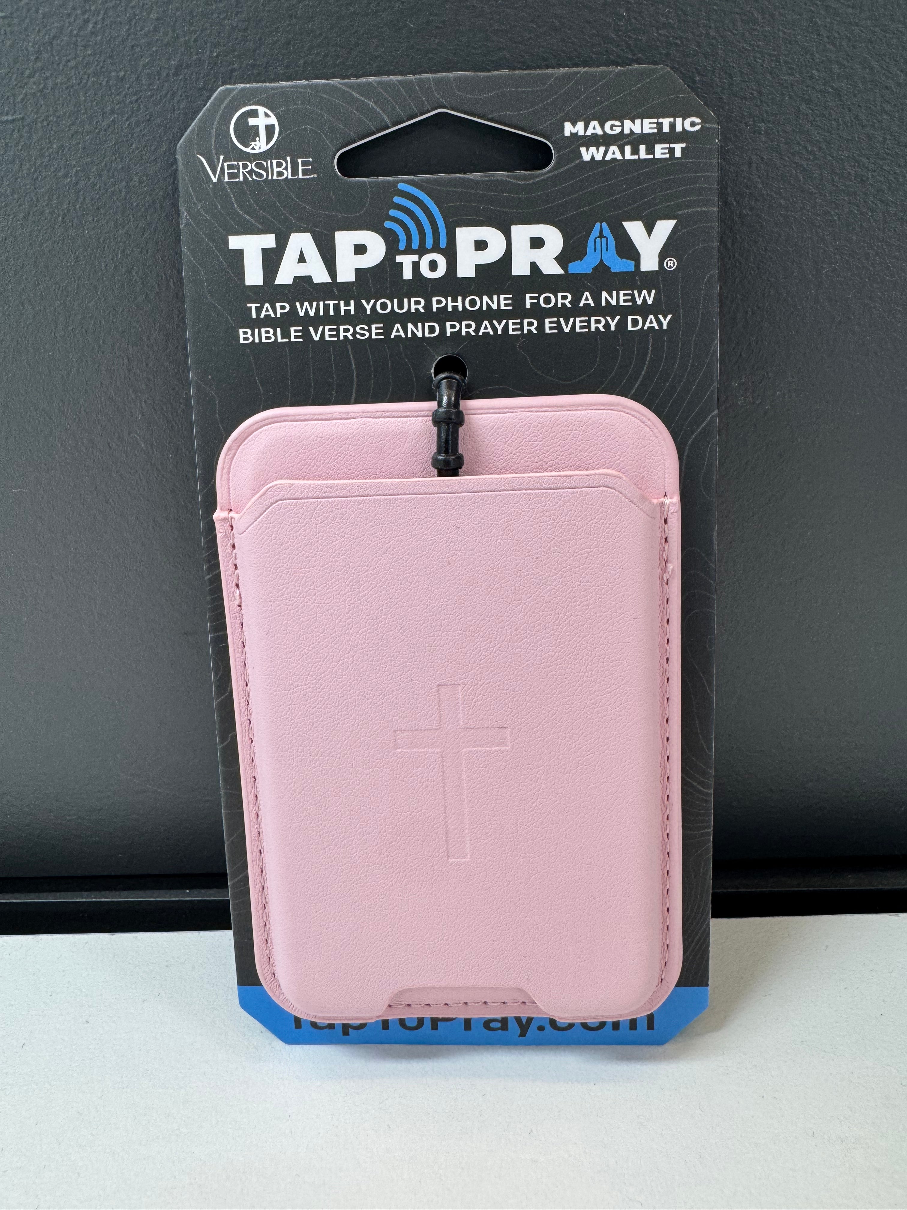 Tap To Pray Magnetic Wallet-Accessories-Podos Boutique, a Women's Fashion Boutique Located in Calera, AL