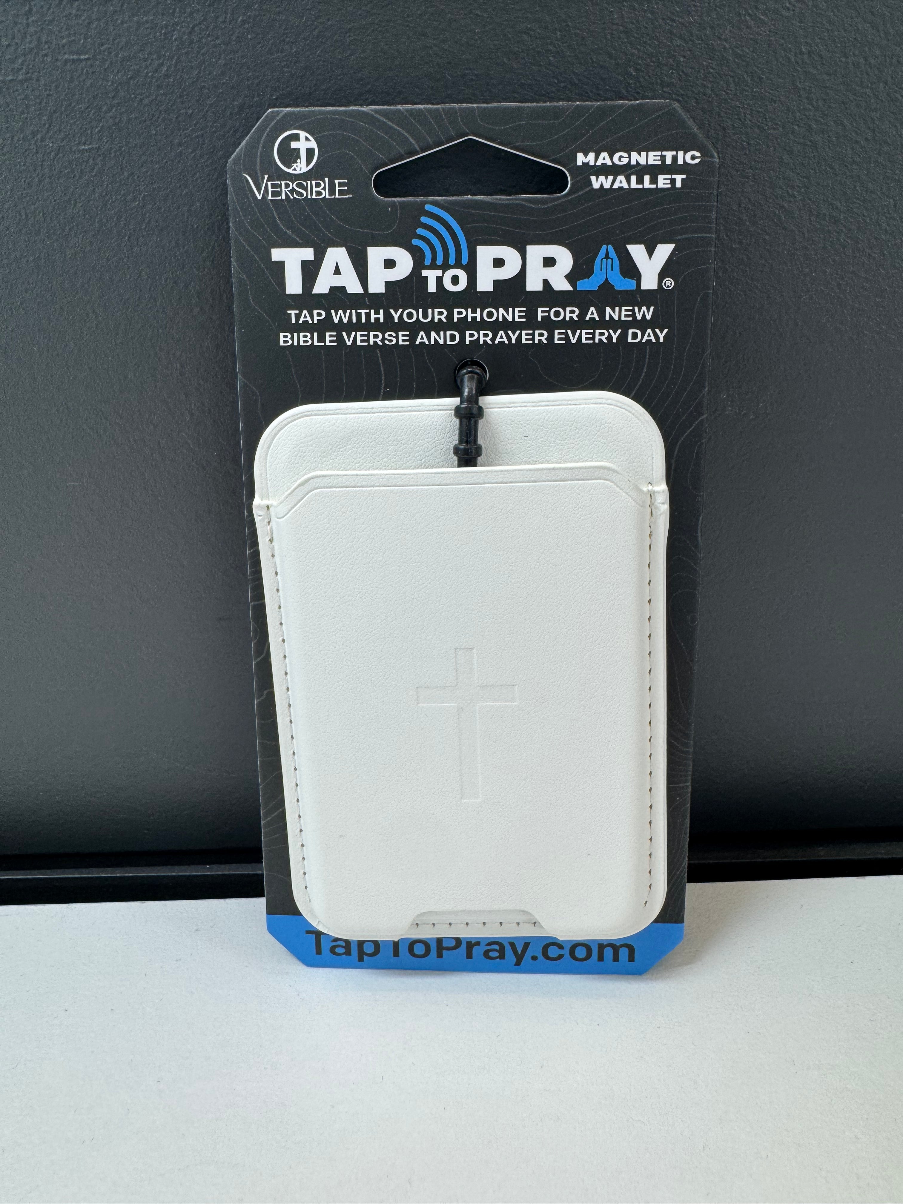 Tap To Pray Magnetic Wallet-Accessories-Podos Boutique, a Women's Fashion Boutique Located in Calera, AL