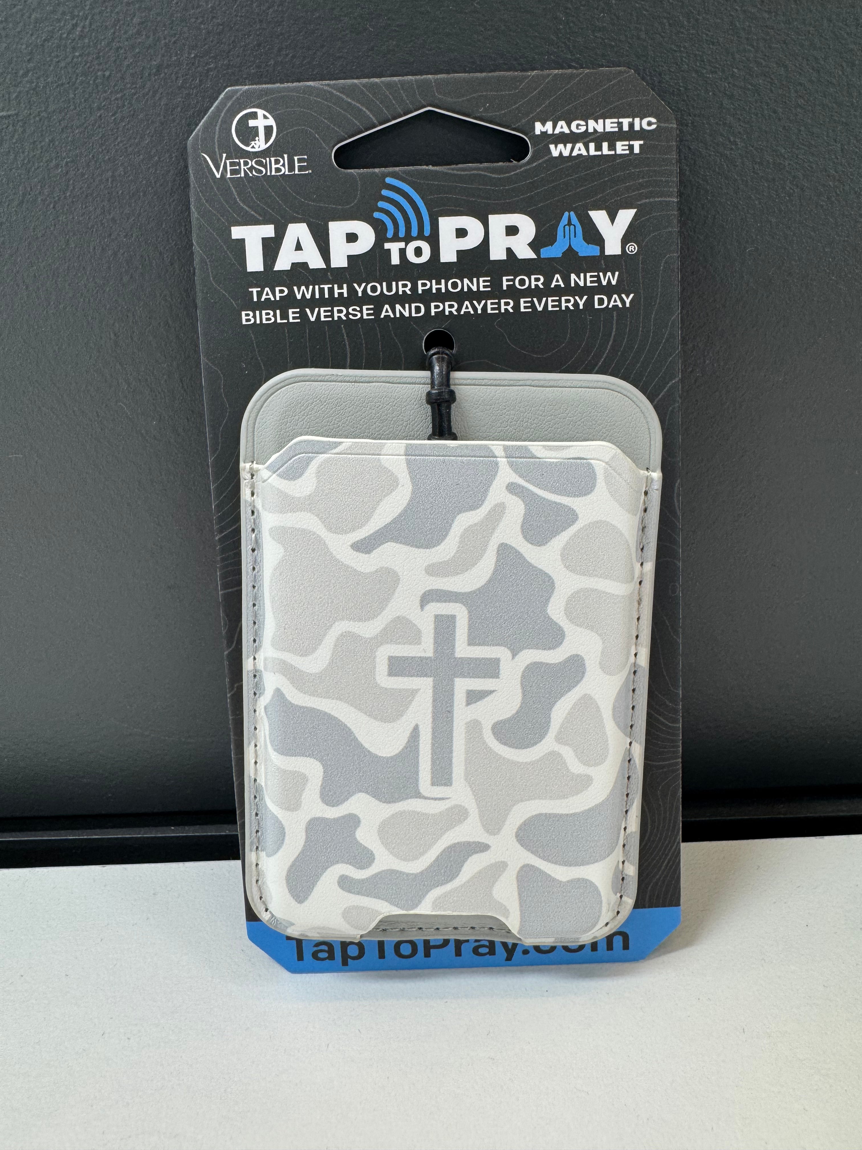 Tap To Pray Magnetic Wallet-Accessories-Podos Boutique, a Women's Fashion Boutique Located in Calera, AL