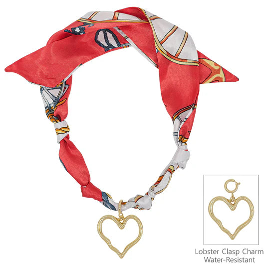Knotted Scarf Necklace - 1 Charm-Jewelry-Podos Boutique, a Women's Fashion Boutique Located in Calera, AL