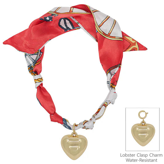 Knotted Scarf Necklace - 1 Charm-Jewelry-Podos Boutique, a Women's Fashion Boutique Located in Calera, AL