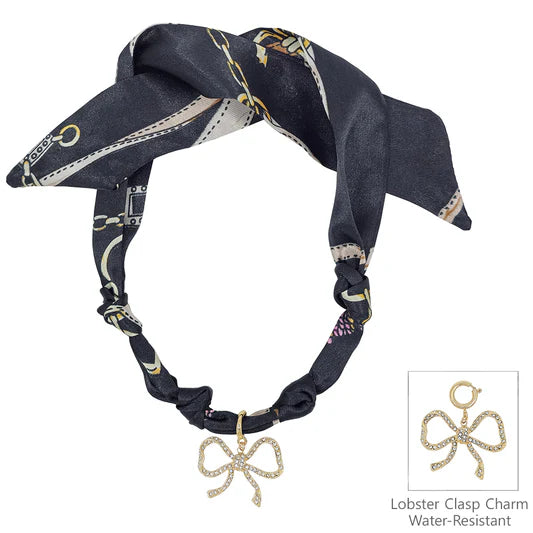Knotted Scarf Necklace - 1 Charm-Jewelry-Podos Boutique, a Women's Fashion Boutique Located in Calera, AL