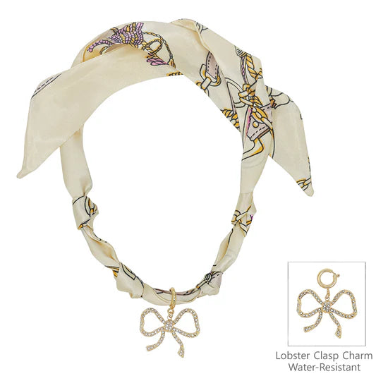 Knotted Scarf Necklace - 1 Charm-Jewelry-Podos Boutique, a Women's Fashion Boutique Located in Calera, AL